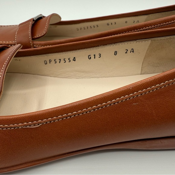 Salvatore Ferragamo Vintage Brown Driving Leather Loafers Size 8 - 2A - Picture 8 of 17
